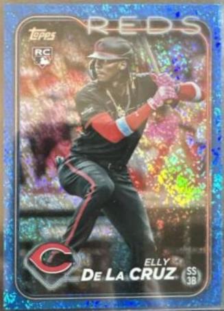 2024 Topps Elly De La Cruz [Blue Holofoil] #141 card