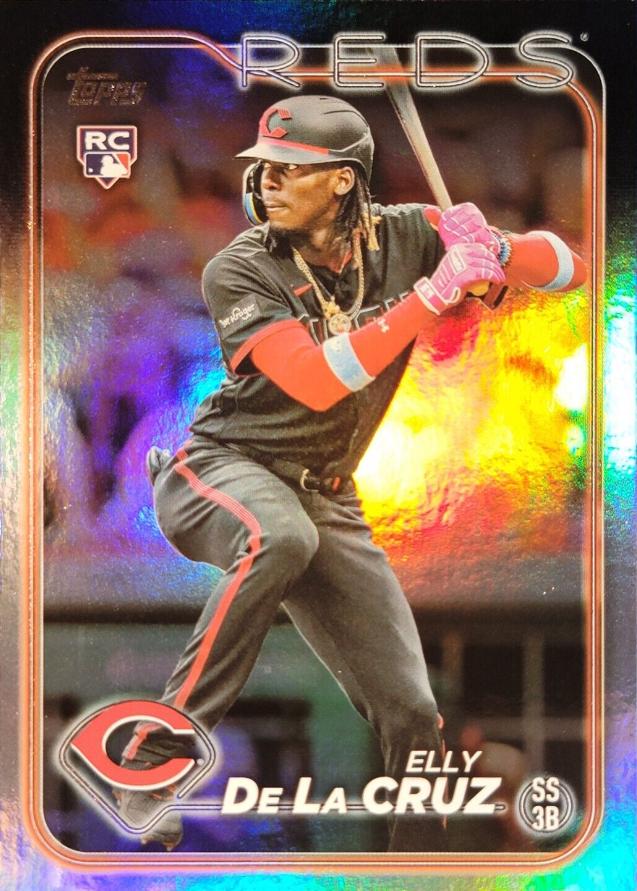 2024 Topps Elly De La Cruz [Rainbow Foil] #141 card