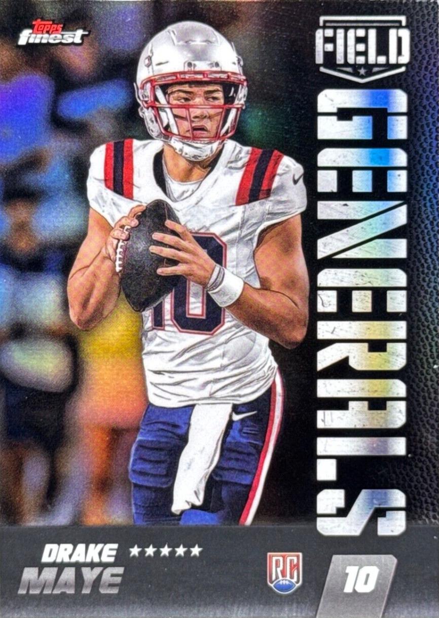 2024 Topps Finest Field Generals Drake Maye #FG-20 card