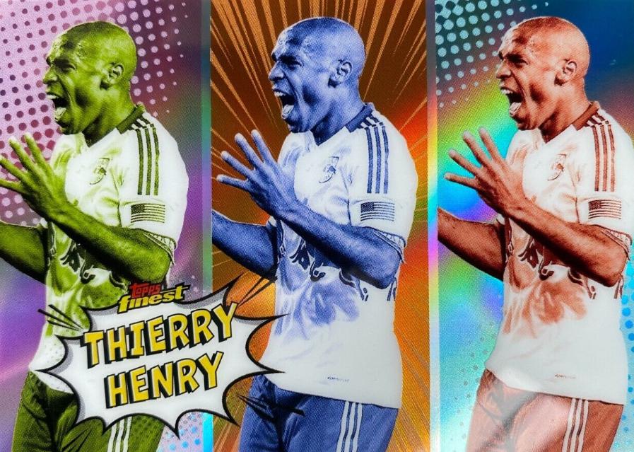 2024 Topps Finest MLS Pop Art Thierry Henry #PA-12 card