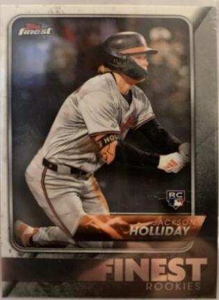 2024 Topps Finest Rookie Design Variation Jackson Holliday #FRD-20 card