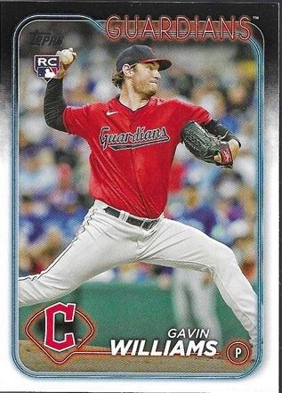 2024 Topps Gavin Williams #242 card