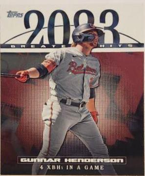 2024 Topps Greatest Hits Gunnar Henderson #23GH-18 card