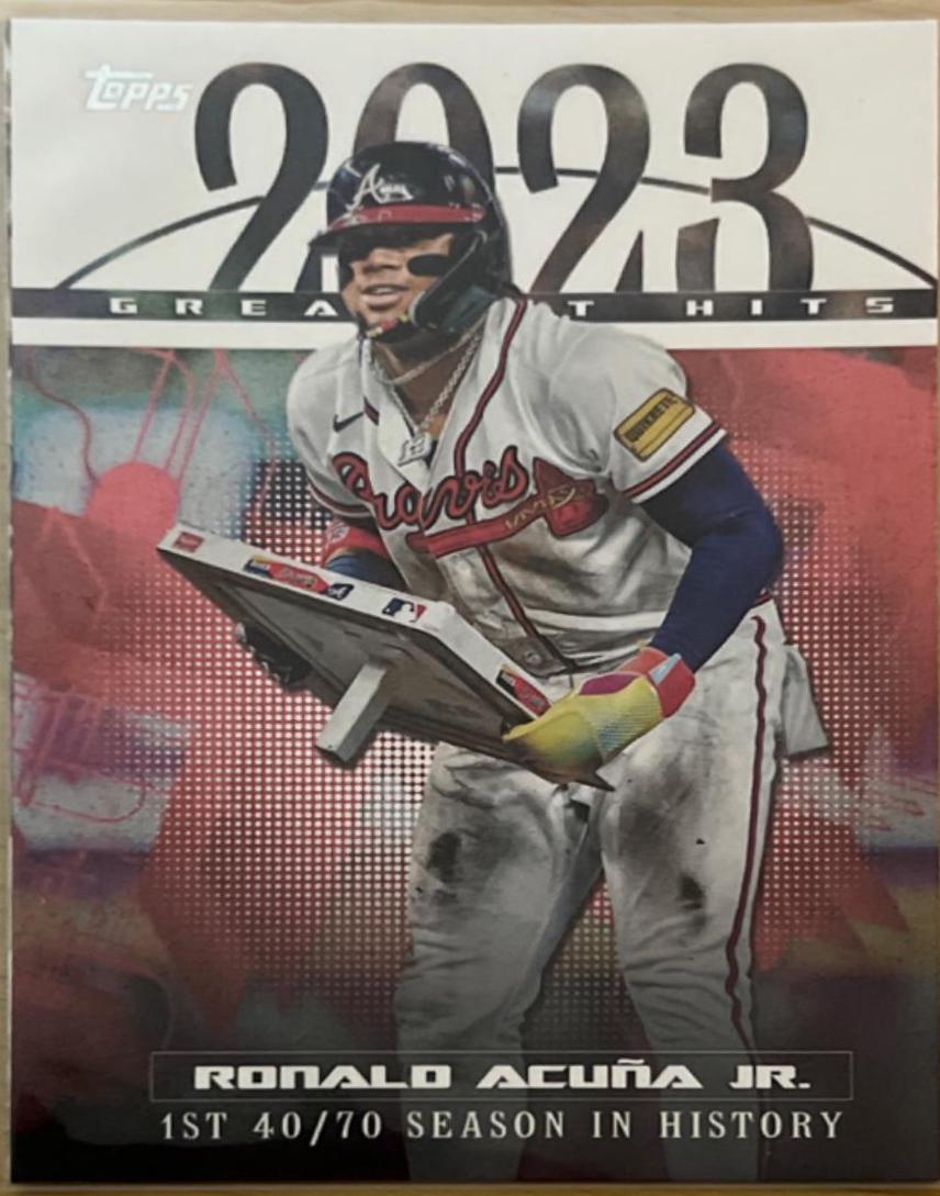 2024 Topps Greatest Hits Ronald Acuna Jr. #23GH-5 card