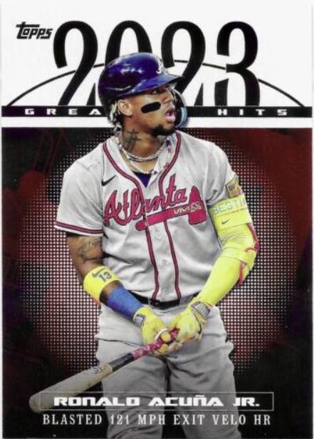 2024 Topps Greatest Hits Ronald Acuna Jr. #23GH-8 card