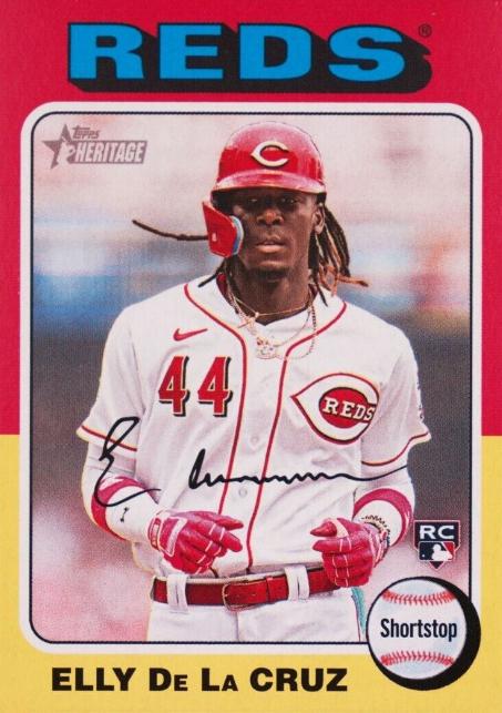 2024 Topps Heritage Elly De La Cruz #473 card