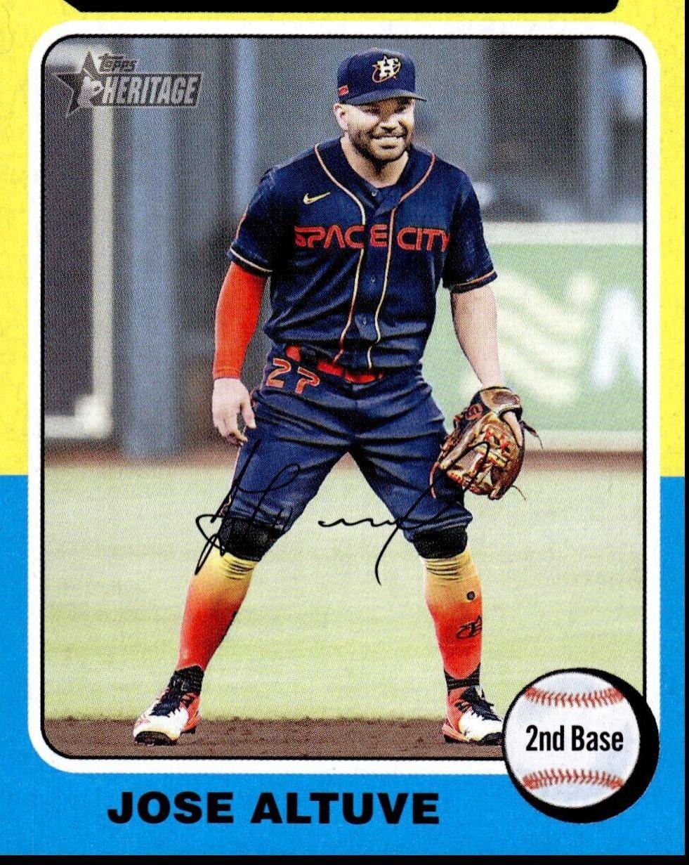 2024 Topps Heritage Jose Altuve #238 card
