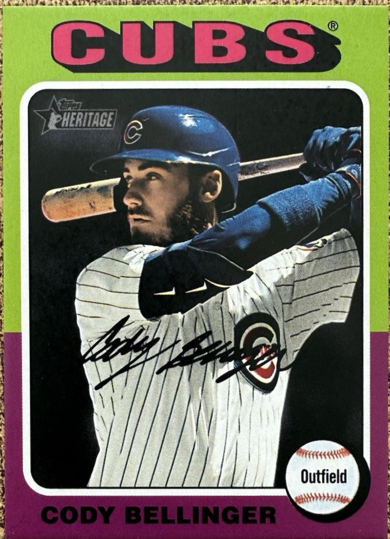 2024 Topps Heritage Mini Cody Bellinger #552 card