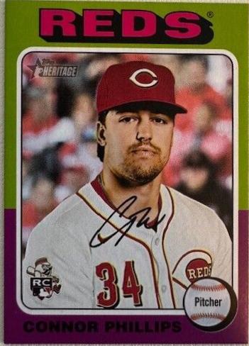 2024 Topps Heritage Mini Connor Phillips #674 card