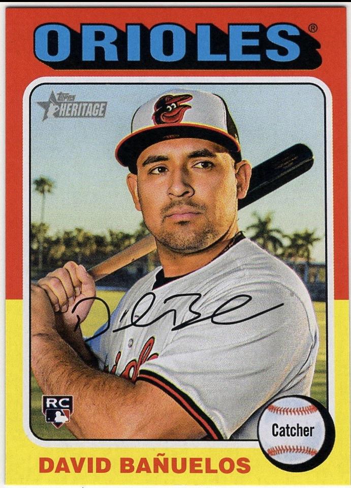 2024 Topps Heritage Mini David Banuelos #715 card