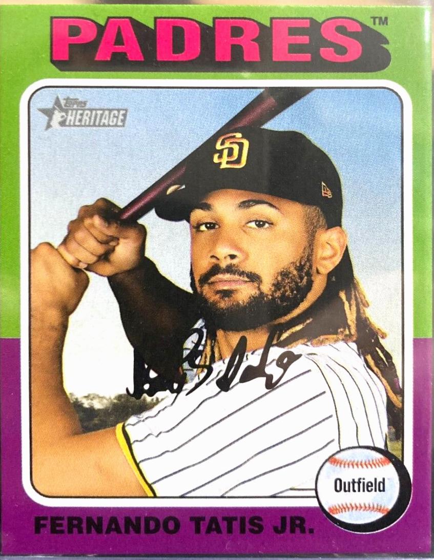 2024 Topps Heritage Mini Fernando Tatis Jr. #505 card