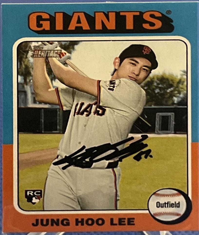 2024 Topps Heritage Mini Jung Hoo Lee #545 card