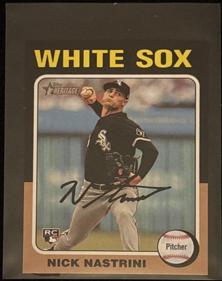2024 Topps Heritage Mini Nick Nastrini #647 card