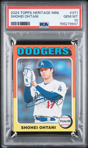 2024 Topps Heritage Mini Shohei Ohtani #371 card