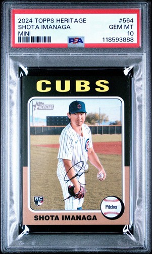2024 Topps Heritage Mini Shota Imanaga #564 card