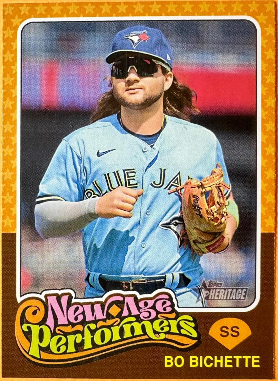 2024 Topps Heritage New Age Performers Bo Bichette #NAP-2 card