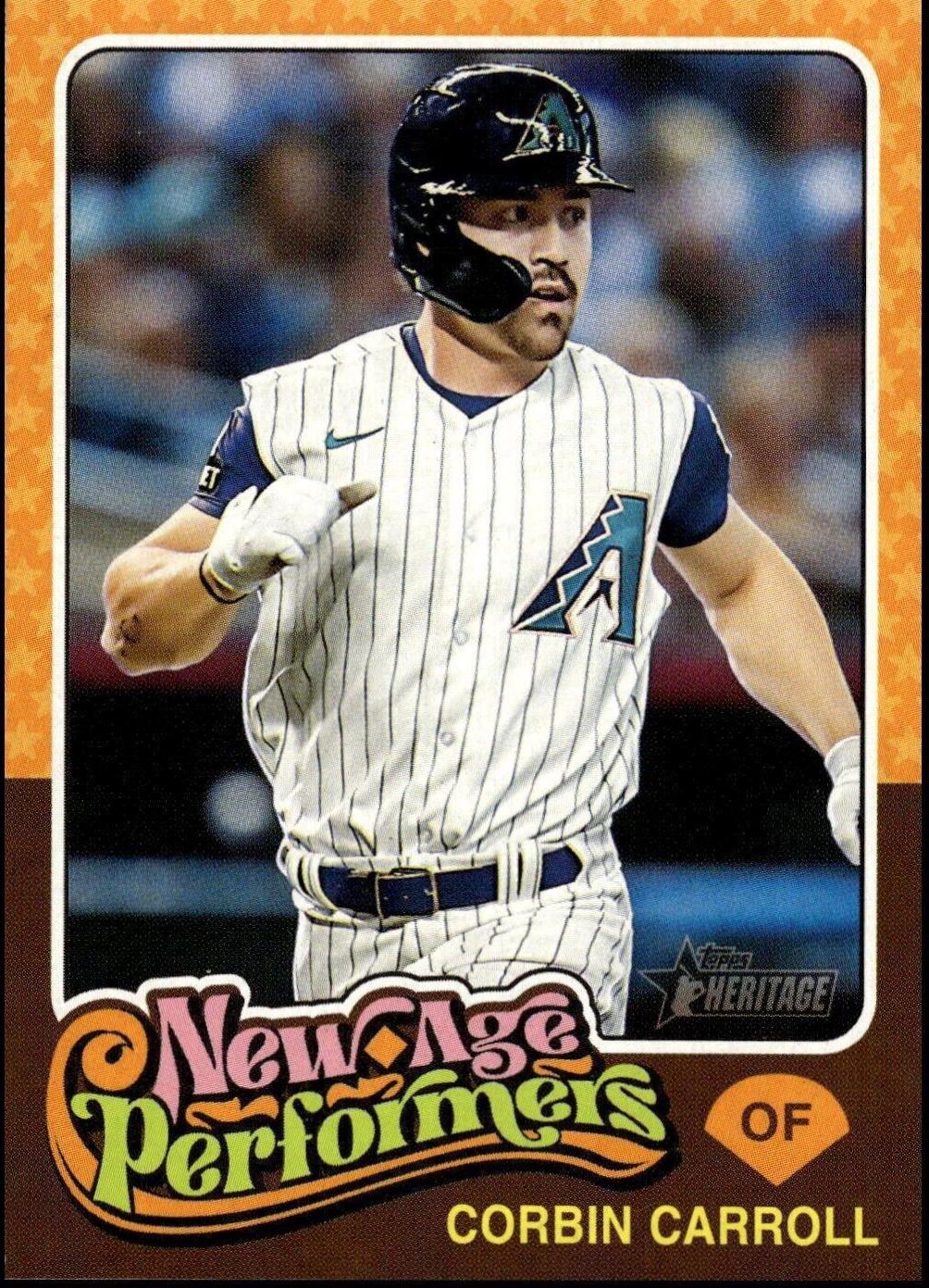 2024 Topps Heritage New Age Performers Corbin Carroll #NAP-8 card