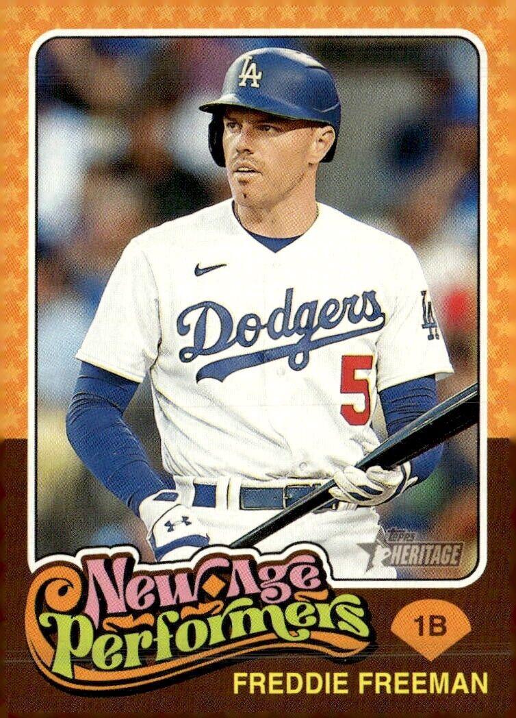 2024 Topps Heritage New Age Performers Freddie Freeman #NAP-7 card