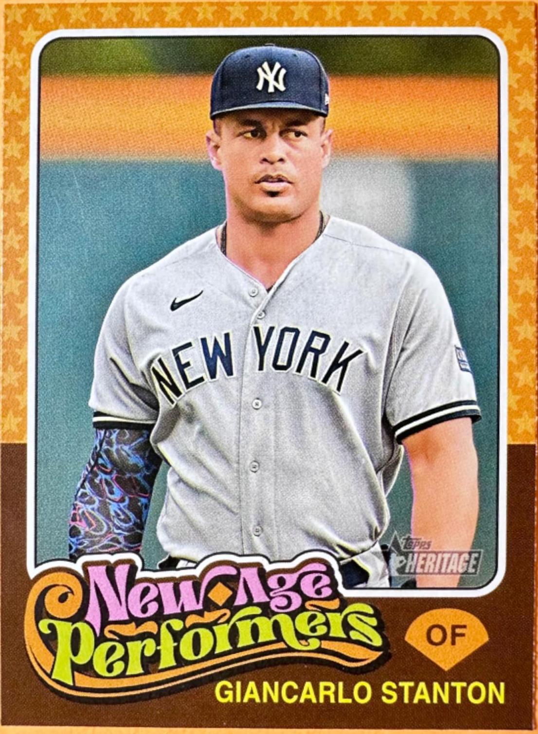 2024 Topps Heritage New Age Performers Giancarlo Stanton #NAP-16 card