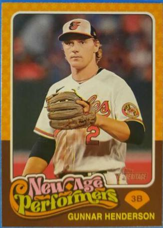 2024 Topps Heritage New Age Performers Gunnar Henderson #NAP-24 card