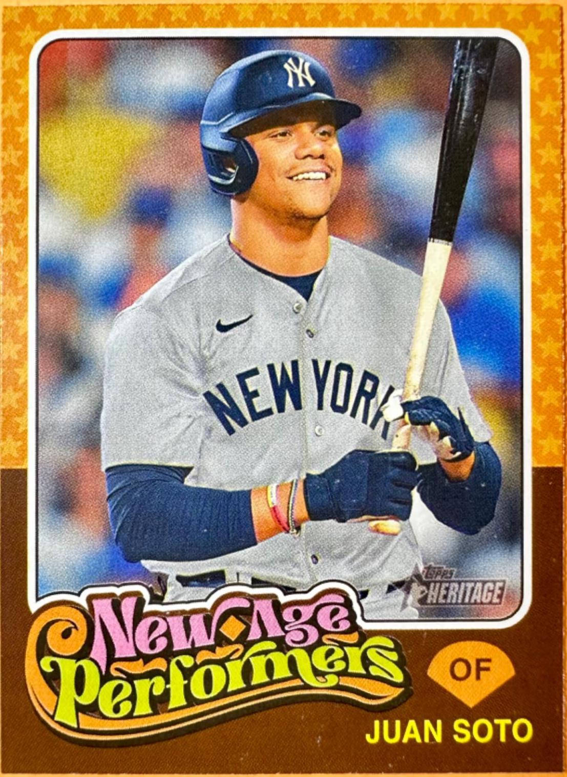 2024 Topps Heritage New Age Performers Juan Soto #NAP-21 card