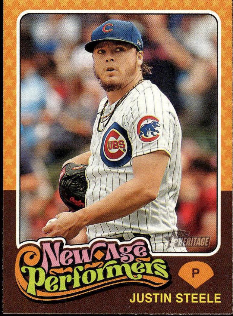2024 Topps Heritage New Age Performers Justin Steele #NAP-25 card