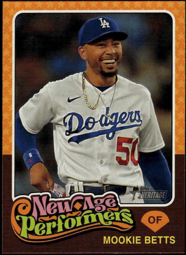 2024 Topps Heritage New Age Performers Mookie Betts #NAP-23 card
