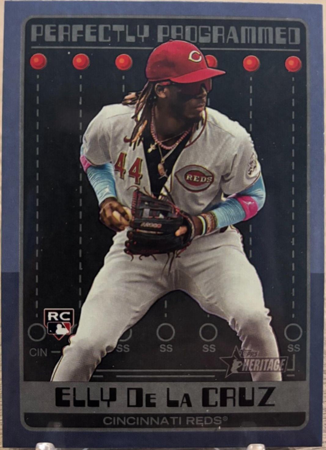 2024 Topps Heritage Perfectly Programmed Elly De La Cruz #PP-7 card