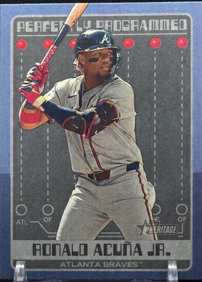 2024 Topps Heritage Perfectly Programmed Ronald Acuna Jr. #PP-9 card