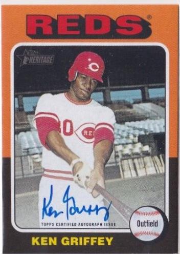 2024 Topps Heritage Real One Autograph Ken Griffey #ROA-KG card