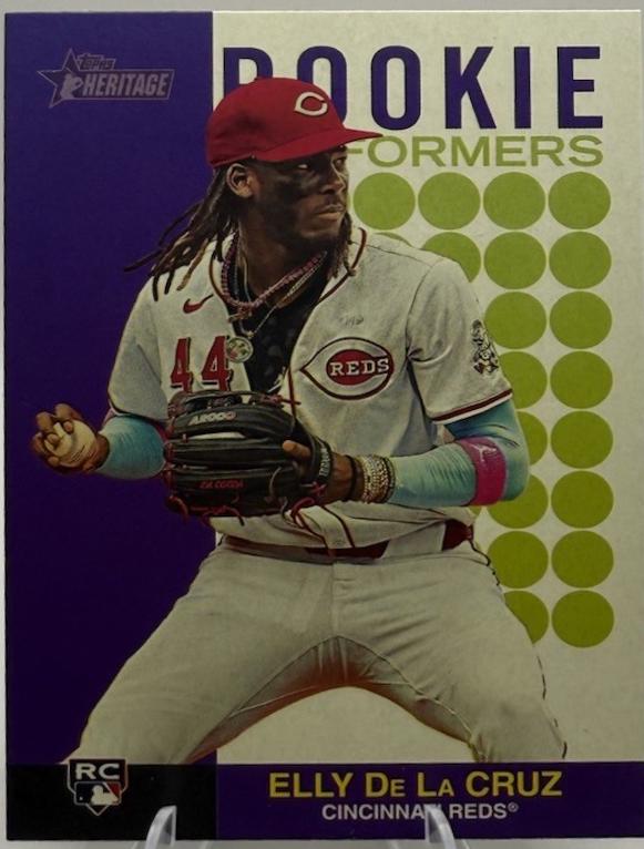 2024 Topps Heritage Rookie Performer Elly De La Cruz #RP-9 card