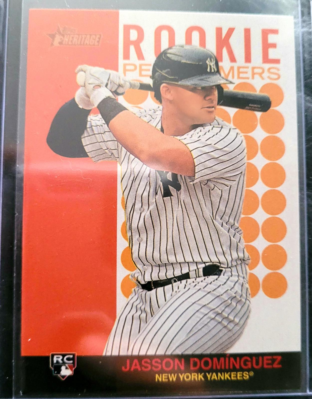 2024 Topps Heritage Rookie Performer Jasson Dominguez #RP-10 card