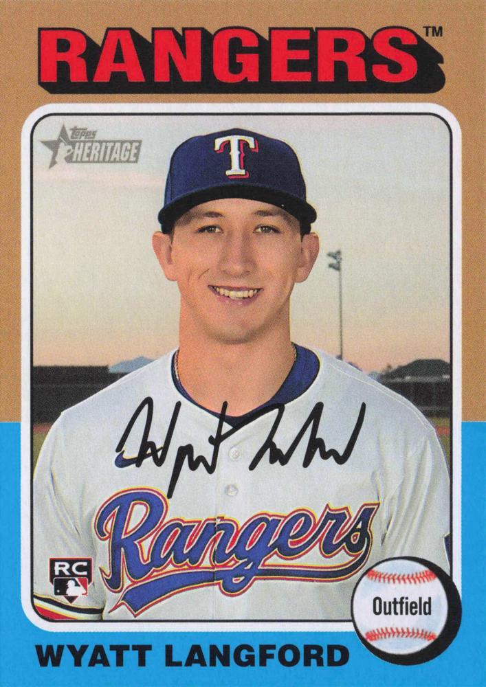 2024 Topps Heritage Wyatt Langford #581 card