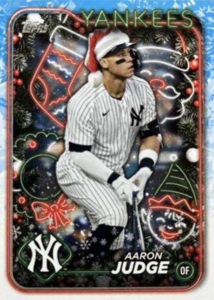 2024 Topps Holiday Aaron Judge [Image Variation SP] #H99 card