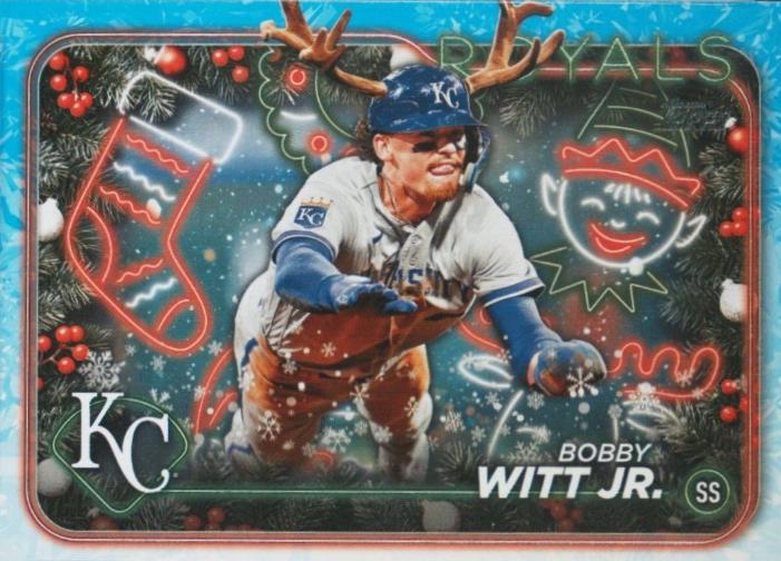 2024 Topps Holiday Bobby Witt Jr. [Holiday Variation SP] #H111 card