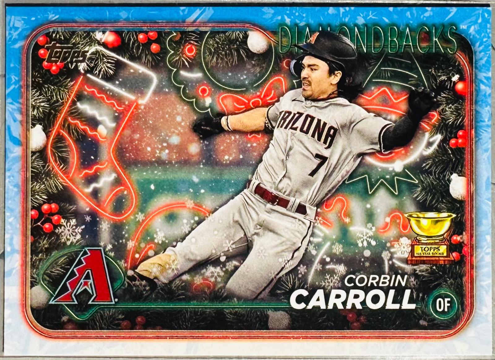 2024 Topps Holiday Corbin Carroll #H42 card