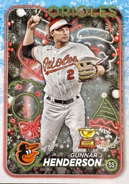 2024 Topps Holiday Gunnar Henderson [Holiday Variation SP] #H150 card