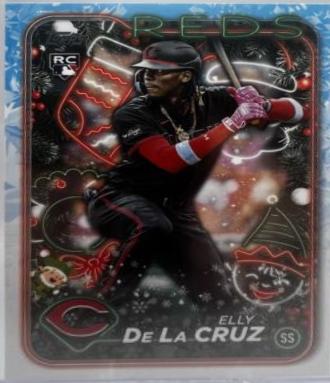 2024 Topps Holiday Hidden Elf Elly De La Cruz #HE-13 card