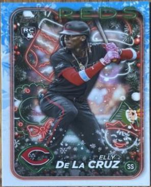 2024 Topps Holiday Hidden Elf Elly De La Cruz #HE-14 card