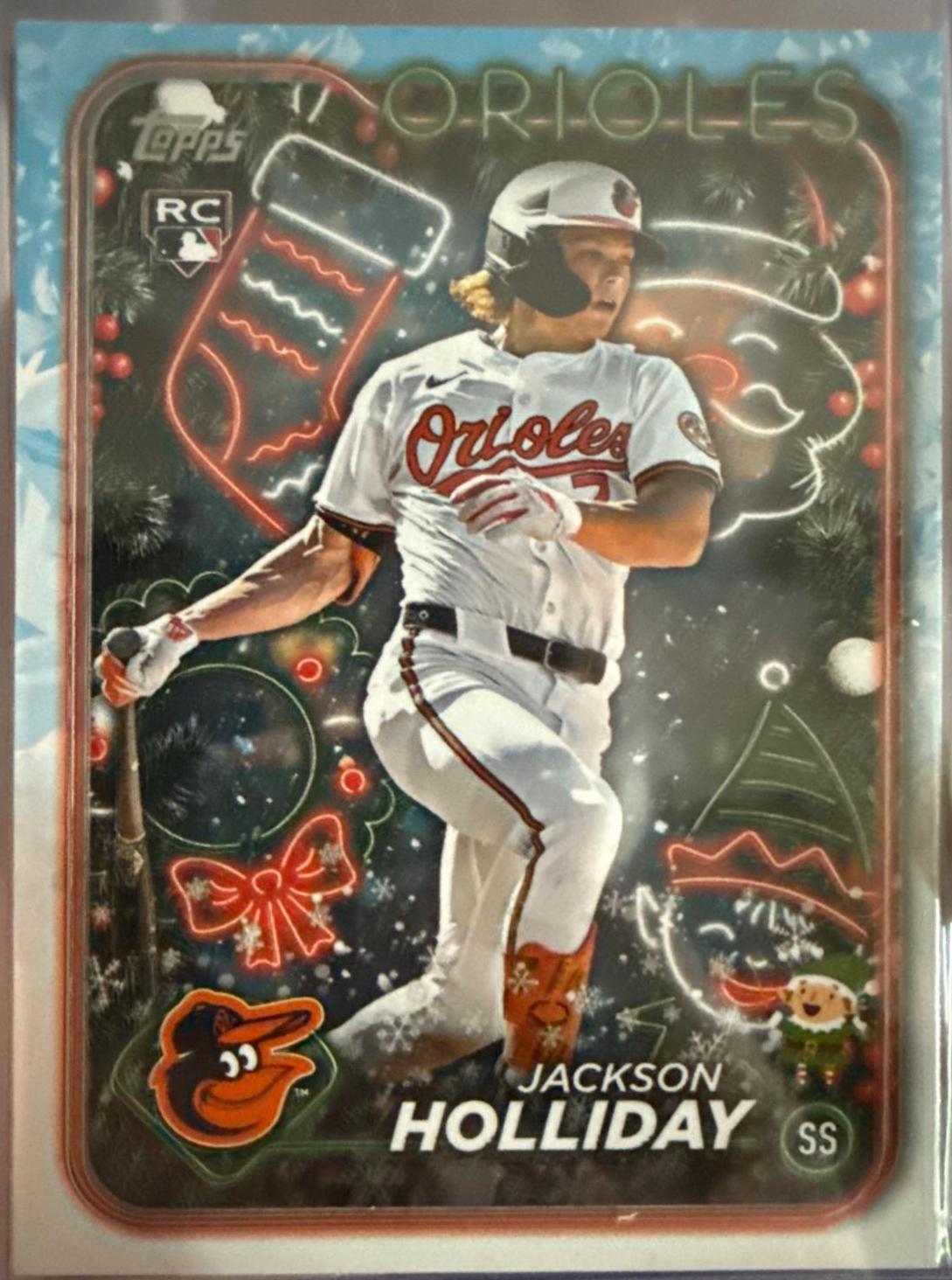 2024 Topps Holiday Hidden Elf Jackson Holliday #HE-6 card