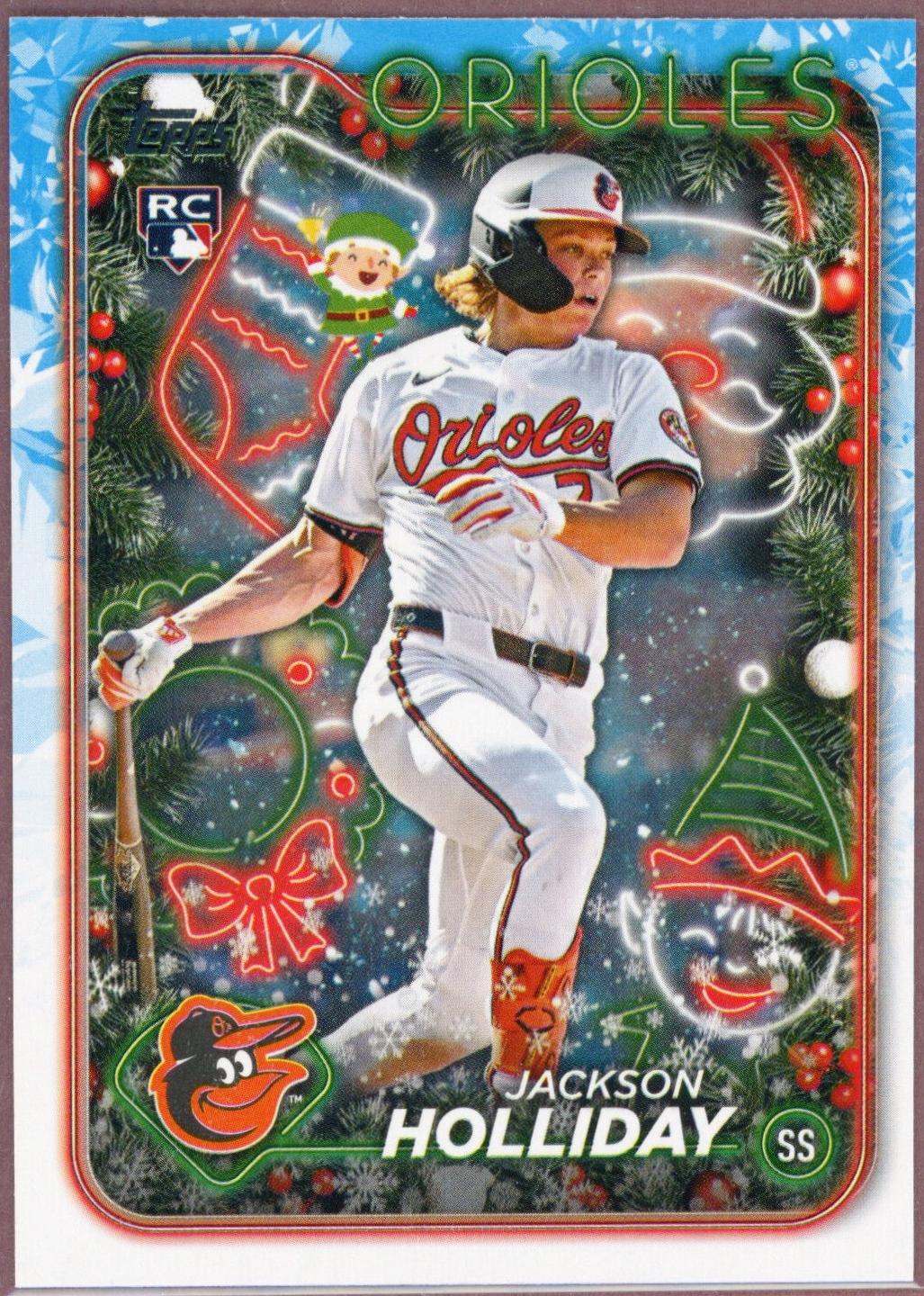 2024 Topps Holiday Hidden Elf Jackson Holliday #HE-9 card