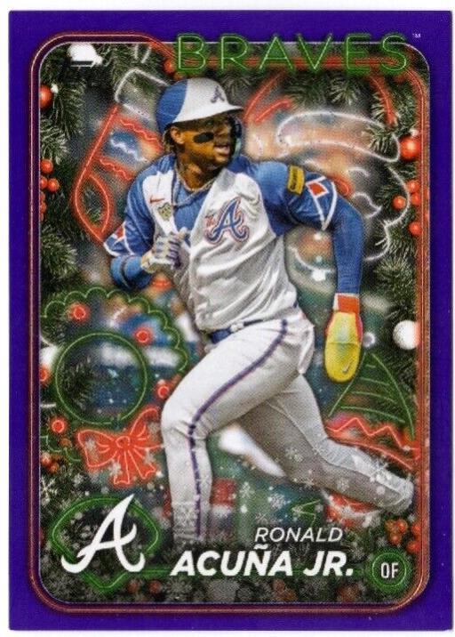 2024 Topps Holiday Hidden Elf Ronald Acuna Jr. #HE-16 card