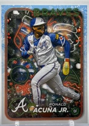 2024 Topps Holiday Hidden Elf Ronald Acuna Jr. #HE-17 card