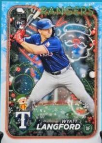 2024 Topps Holiday Hidden Elf Wyatt Langford #HE-1 card