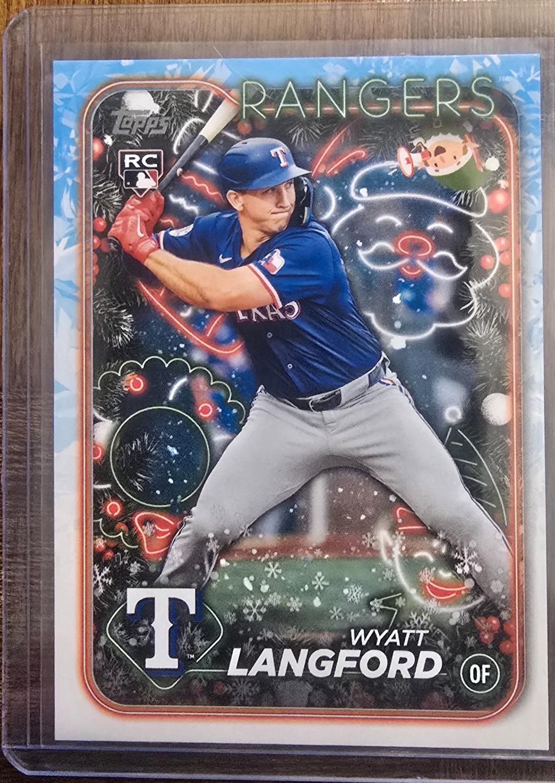 2024 Topps Holiday Hidden Elf Wyatt Langford #HE-3 card