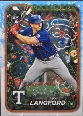 2024 Topps Holiday Hidden Elf Wyatt Langford #HE-5 card
