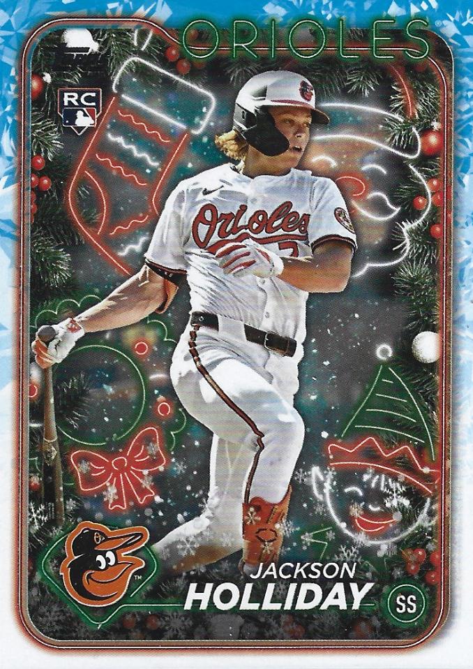 2024 Topps Holiday Jackson Holliday #H50 card