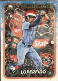 2024 Topps Holiday Joey Loperfido [Holiday Variation SP] #H71 card