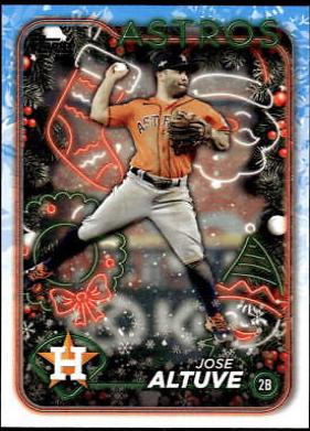 2024 Topps Holiday Jose Altuve #H8 card