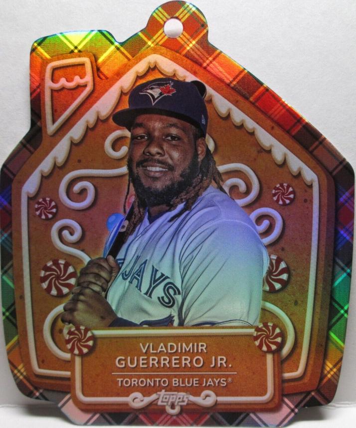 2024 Topps Holiday Oversized Die-Cut MLB Ornament Vladimir Guerrero Jr. #MLBO-17 card